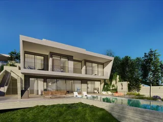 Новый комплекс меблированных вилл с бассейнами в живописном районе, Тала, Кипр