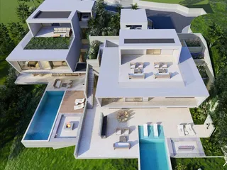 Новый комплекс меблированных вилл с бассейнами в живописном районе, Тала, Кипр