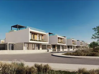 Новый комплекс вилл с парковкой рядом с морем, Героскипу, Кипр