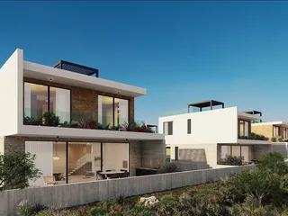 Новый комплекс вилл с парковкой рядом с морем, Героскипу, Кипр