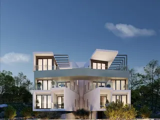 Новая резиденция с бассейном в популярном районе Пафоса, Кипр