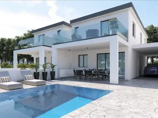 Новый комплекс вилл с бассейнами в престижном районе, Ливадия, Кипр