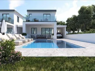 Новый комплекс вилл с бассейнами в престижном районе, Ливадия, Кипр