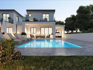 Новый комплекс вилл с бассейнами в престижном районе, Ливадия, Кипр