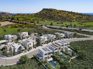 Закрытый комплекс вилл с бассейном рядом с пляжами, Агиос Тихонас, Кипр