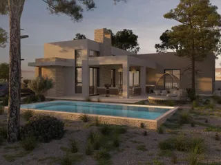 Новый комплекс вилл с бассейнами недалеко от центра Лимассола, Кипр