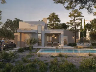 Новый комплекс вилл с бассейнами недалеко от центра Лимассола, Кипр