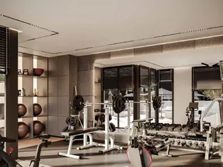 Новая закрытая резиденция с бассейнами и зелеными зонами рядом с побережьем и центром Ларнаки, Ливадия, Кипр