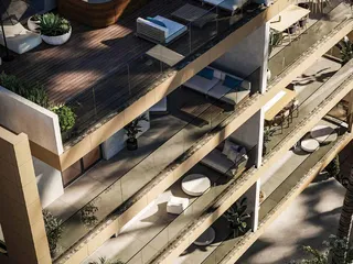 Новая закрытая резиденция с бассейнами и зелеными зонами рядом с побережьем и центром Ларнаки, Ливадия, Кипр