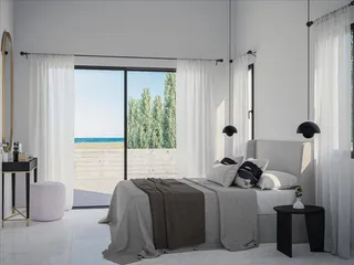 Новый комплекс вилл с бассейнами и панорамными видами в 100 метрах от пляжа, Помос, Кипр