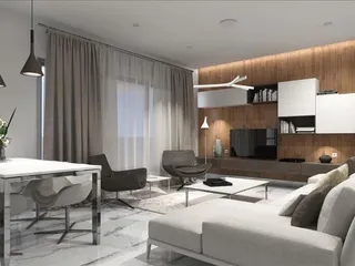 Комплекс вилл с бассейнами и панорамными видами рядом, Меса Хорио, Кипр