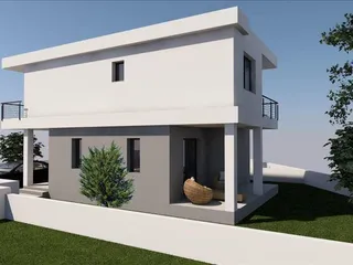 Комплекс вилл с бассейнами и панорамными видами рядом, Меса Хорио, Кипр