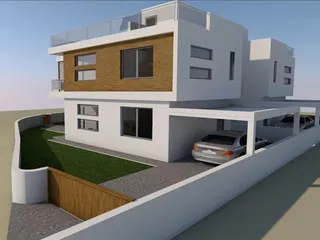 Комплекс вилл с садами рядом с центром Героскипу, Кипр