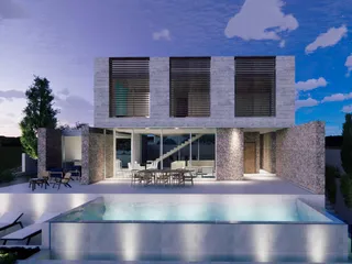 Вилла с бассейном недалеко от пляжа, Хлорака, Кипр