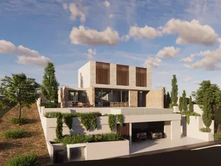 Вилла с бассейном недалеко от пляжа, Хлорака, Кипр