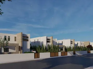 Новый комплекс вилл с бассейнами в 500 метрах от моря, Пафос, Кипр