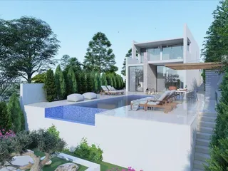 Новый комплекс вилл с бассейнами рядом с морем, Пафос, Кипр