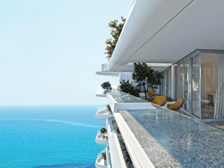 Новая резиденция с подземной парковкой в 50 метрах от пляжа, Ларнака, Кипр