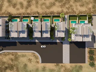 Новый комплекс вилл и апартаментов рядом с пляжем и аэропортом, Арадипу, Кипр