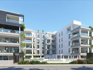 Новая резиденция с бассейнами и фитнес-центром рядом с портом Ларнаки, Кипр