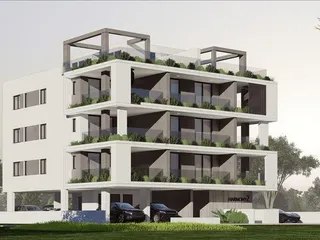 Современная стильная резиденция с парковкой, Ларнака, Кипр