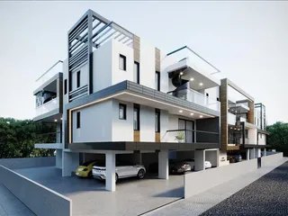 Современная стильная резиденция рядом с пляжем и портом Ларнаки, Ливадия, Кипр