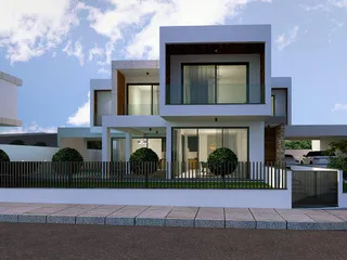 Новый комплекс вилл с бассейнами и панорамным видом, Агиос Афанасиос, Кипр