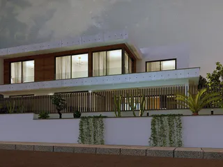 Новый комплекс вилл с бассейнами и панорамным видом, Агиос Афанасиос, Кипр