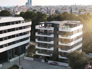 Новый стильный жилой комплекс в 500 метрах от пляжа, Гермасойя, Кипр