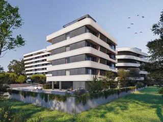 Новый стильный жилой комплекс в 500 метрах от пляжа, Гермасойя, Кипр