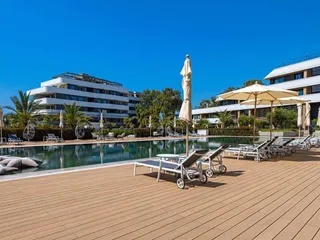 Новый стильный жилой комплекс в 500 метрах от пляжа, Гермасойя, Кипр