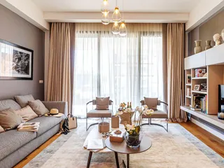 Новый жилой комплекс с бассейном и садами в 700 метрах от пляжа, Гермасойя, Кипр