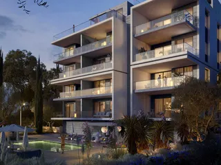 Новый жилой комплекс с бассейном в 300 метрах от пляжа, Гермасойя, Кипр