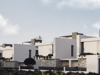 Виллы с бассейнами и террасами на крыше, всего в 350 метрах от пляжа, Протарас, Кипр