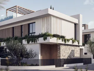 Виллы с бассейнами и террасами на крыше, всего в 350 метрах от пляжа, Протарас, Кипр