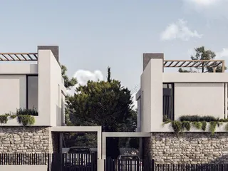 Виллы с бассейнами и террасами на крыше, всего в 350 метрах от пляжа, Протарас, Кипр