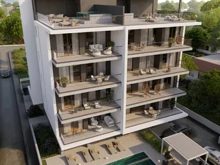 Современная резиденция с бассейном и садами в 700 метрах от пляжа, Лимассол, Кипр