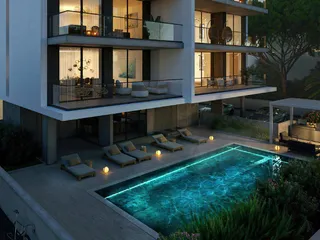 Современная резиденция с бассейном и садами в 700 метрах от пляжа, Лимассол, Кипр