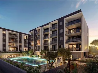 Новая закрытая резиденция с бассейном в престижном районе, в 450 метрах от моря, Лимассол, Кипр