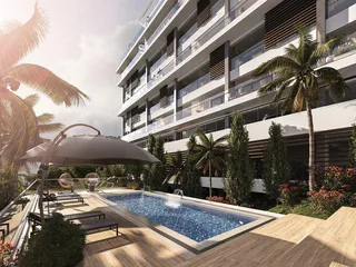 Новая резиденция премиум класса с бассейном и панорамным видом на море, Агиос Афанасиос, Кипр