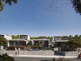 Современный комплекс вилл с бассейнами и садами, Хлорака, Кипр