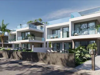 Эксклюзивный закрытый комплекс вилл с бассейнами в 700 метрах от пляжа, Героскипу, Кипр