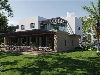 Эксклюзивный закрытый комплекс вилл с бассейнами в 700 метрах от пляжа, Героскипу, Кипр