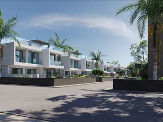 Эксклюзивный закрытый комплекс вилл с бассейнами в 700 метрах от пляжа, Героскипу, Кипр