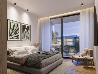 Новый комплекс вилл с бассейнами и панорамными видами в 500 метрах от пляжа, Хлорака, Кипр