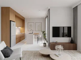 Апартаменты в новой резиденции с бассейнами в 200 метрах от пляжа, Кисонерга, Кипр