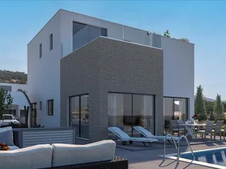 Новый комплекс вилл с бассейнами в 100 метрах от пляжа, Помос, Кипр