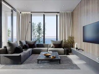 Современная резиденция с видом на море в живописном районе Ларнаки, Кипр