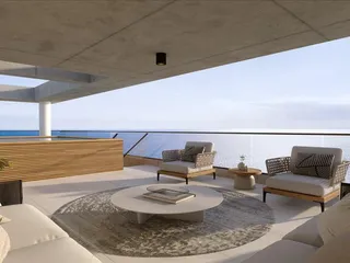 Современная резиденция с видом на море в живописном районе Ларнаки, Кипр