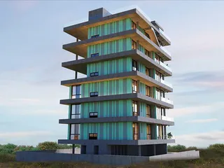 Современная резиденция с видом на море в живописном районе Ларнаки, Кипр